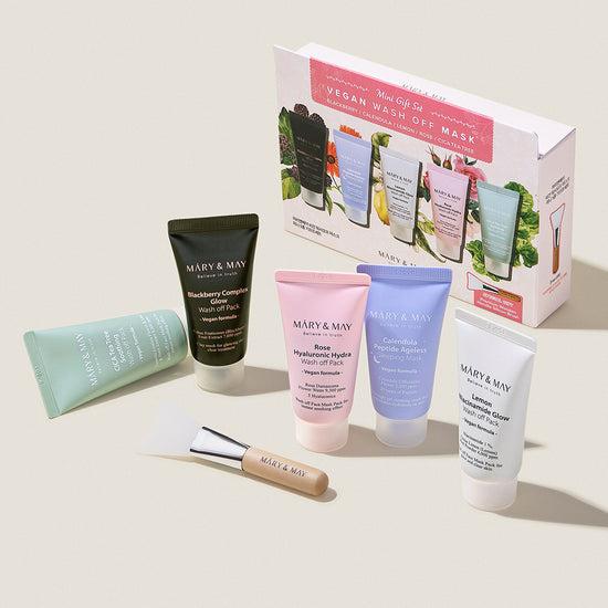 Mary & May Vegan Wash Off Mask Mini Gift Set - 5 Pcs