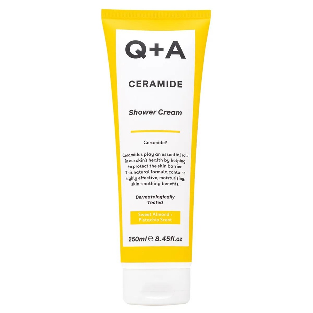 Q+A . ceramide shower cream daily