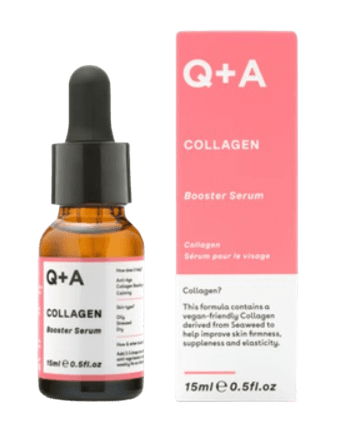 Q+A . collagen serum .