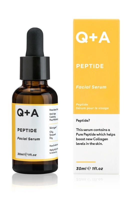 Q+A . peptide serum .