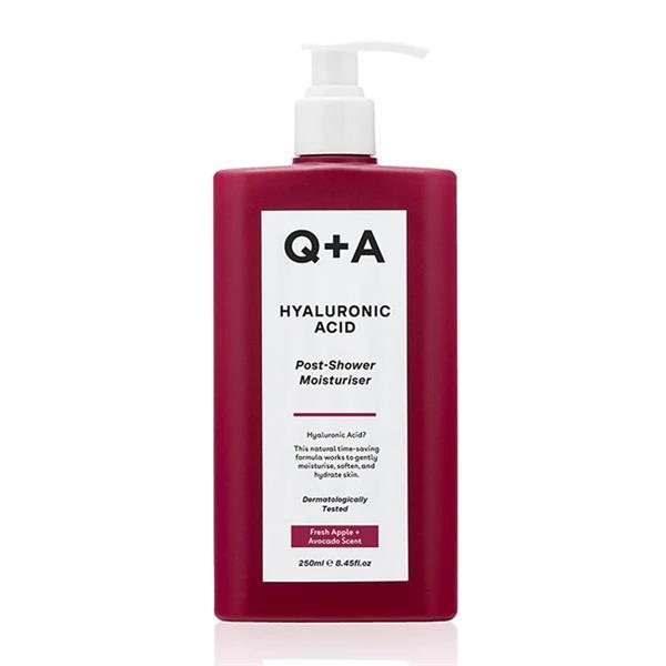 Q+A hyaluronic acid post shower