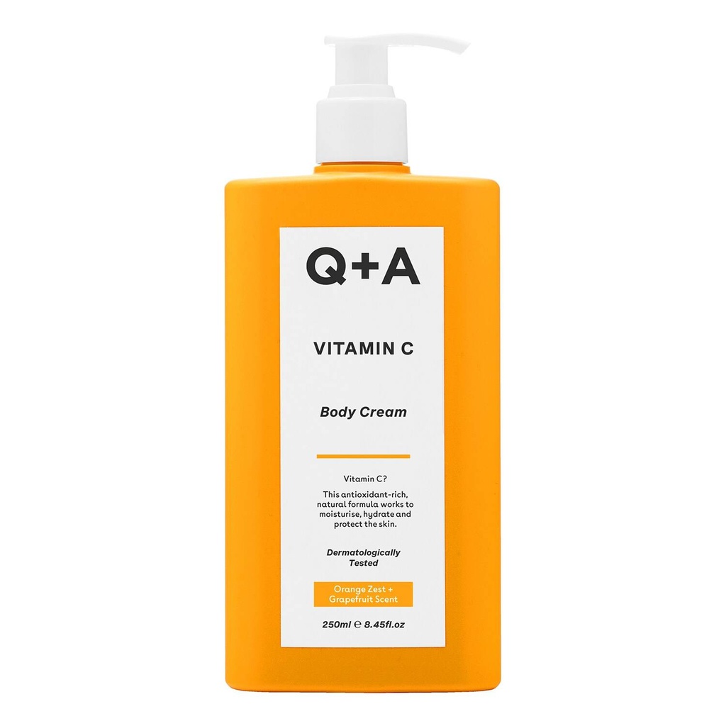 Q+A vitamin c body cream