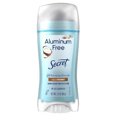 SECRET ALUMINUM EREE DEODORANT 68 G ROSEWATER