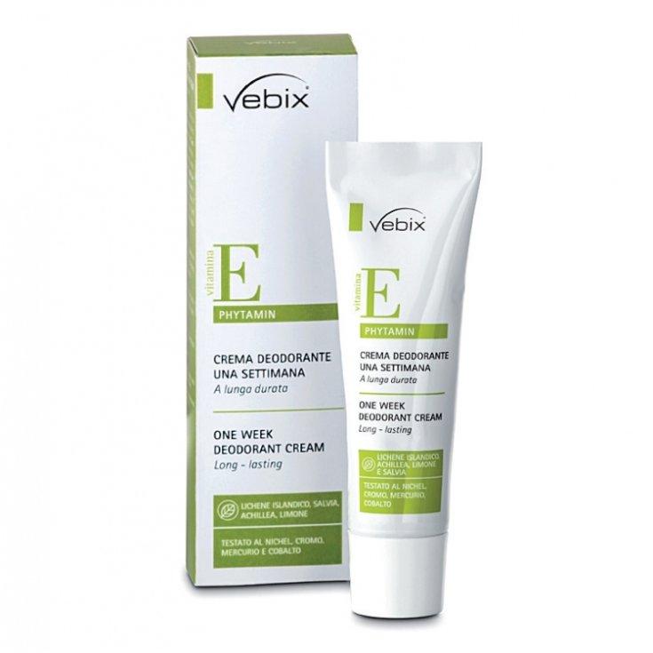 Vebix One Week Deodorant Cream 25mL