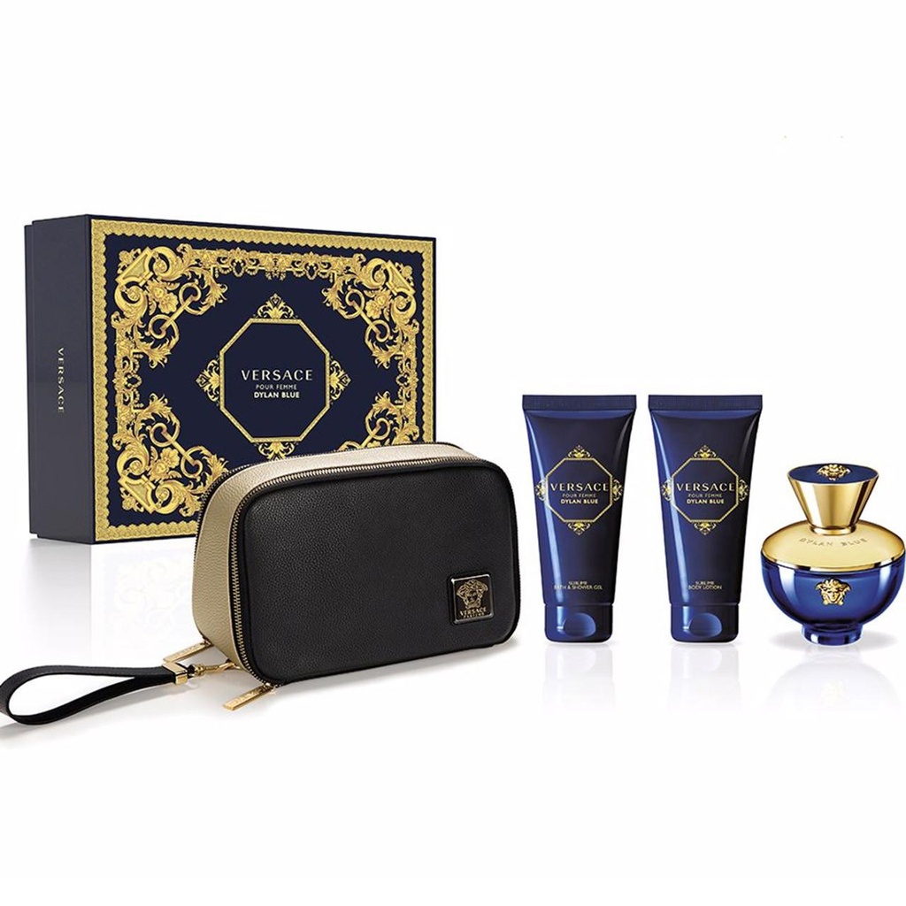 VERSACE POUR FEMME DYLAN BLUE SET FOR WOMEN