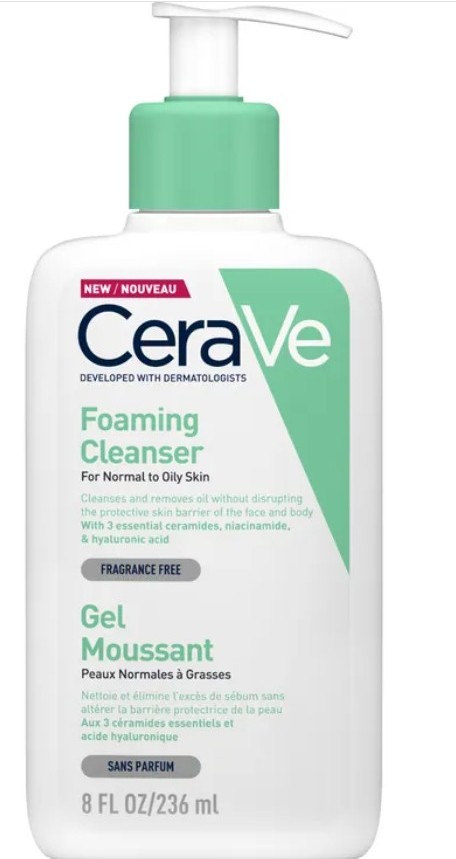 Cerave Foamong Daily Foaming Cleansing Gel 236m