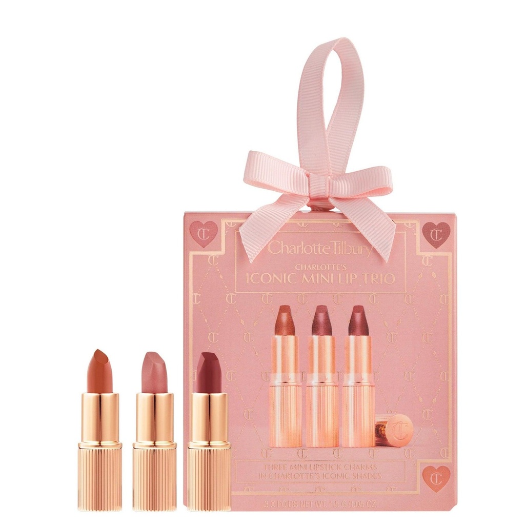 charlotte iconic mini lip trio