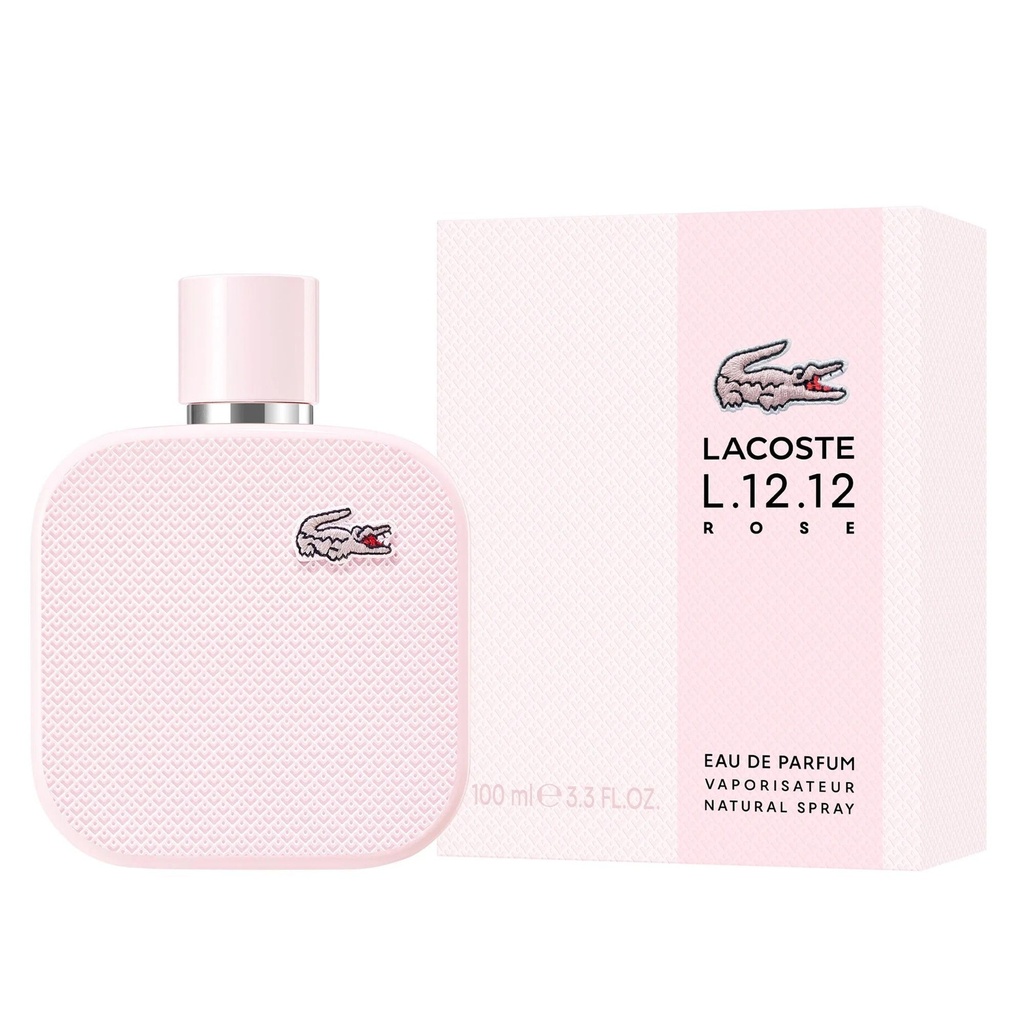 Lacoste Ladies L.12.12 Eau de Parfum Rose EDP Spray 3.4