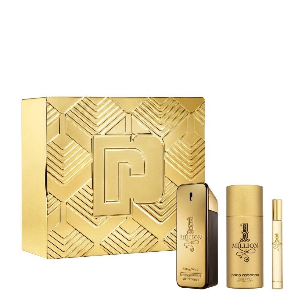 Paco Rabanne 1 Million For Men Set Edt 100ml + Edt 10ml + Deodorant Spray 150ml