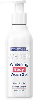 novaclear whaite body wash gel