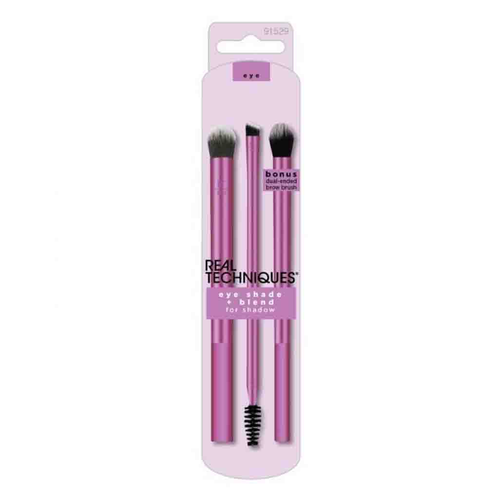 Real Techniques Eye Shade + Blend Makeup Brush Trio 91529