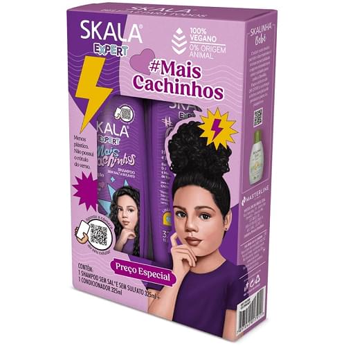 Skala Mais Cachinhos Kit - 325ml