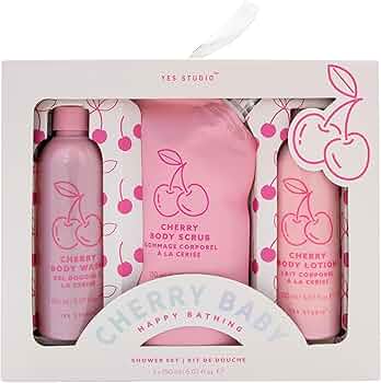 Yes Studio Cherry Baby Happy Bathing Shower Set