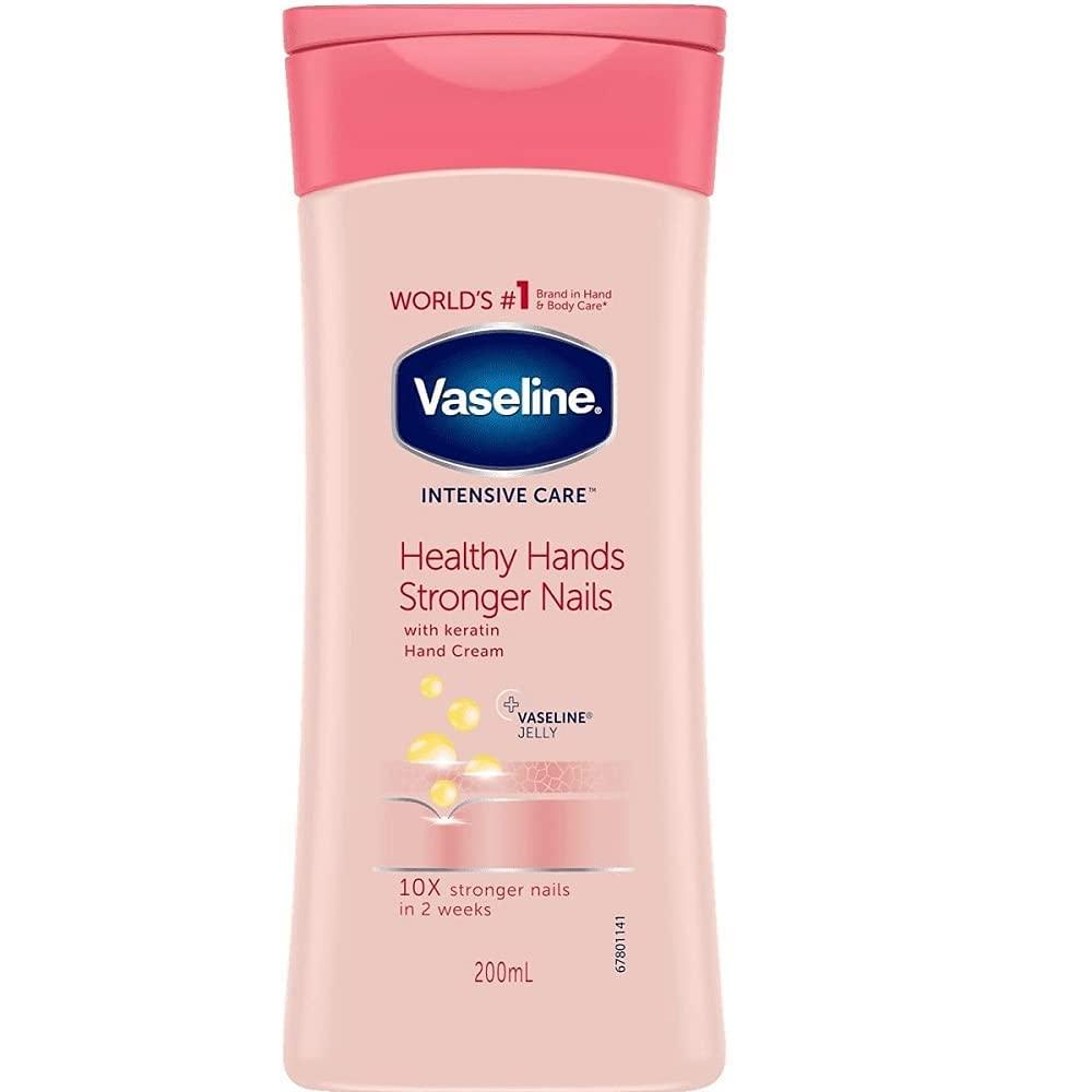 Vaseline Hands Strong Nails Body Lotion