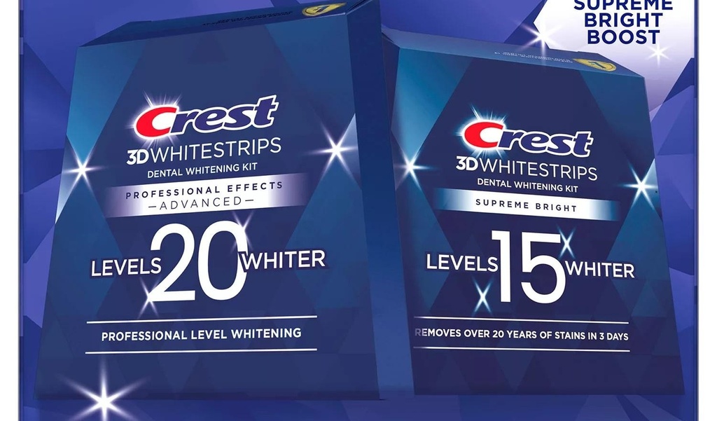Crest 3D levels whiter