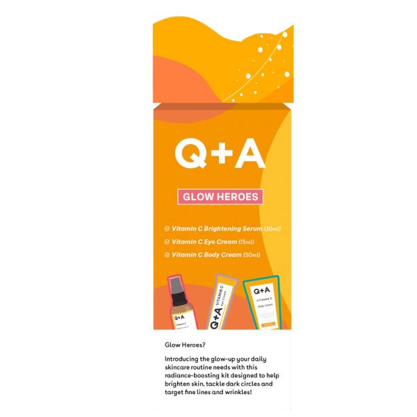 Q+A glow heroes