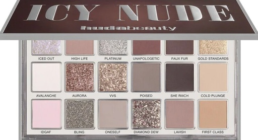 Huda Beauty Icy Nude Eyeshadow Palette