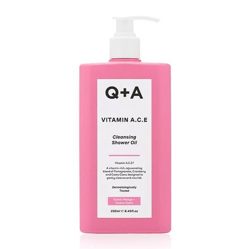 Q+A. Vitamin A.C.E Cleansing Shower Oil
