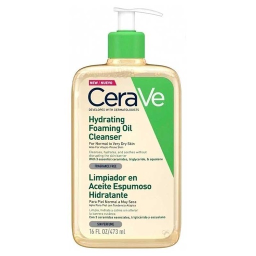 cerave hydrating foaming oil