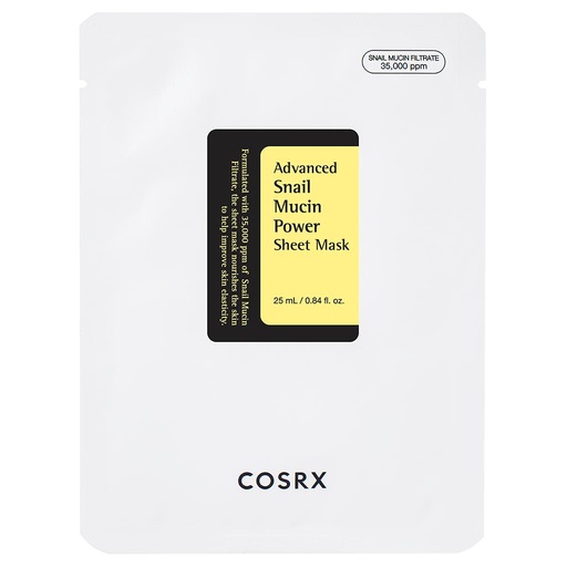 advanced snail mucin power sheet mask