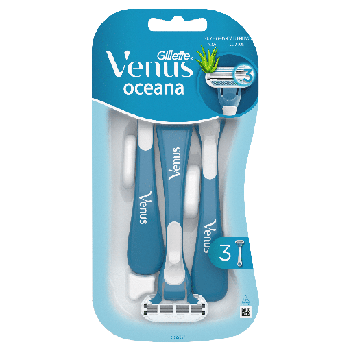 [7779] Gillite Venus 3 Razors Blue