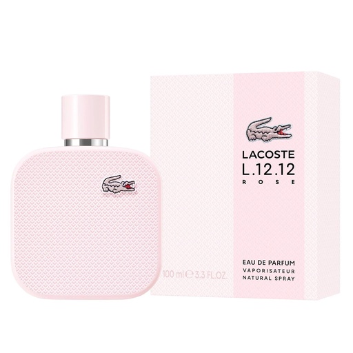 Lacoste Ladies L.12.12 Eau de Parfum Rose EDP Spray 3.4