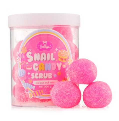 [9653]    Jelly's Snail Scrub Candy 300g