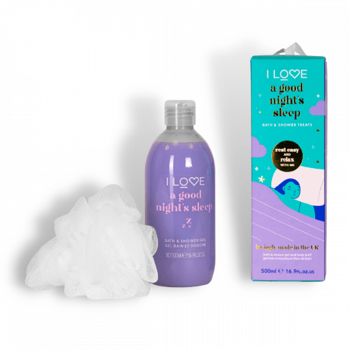 I LOVE A GOOD NIGHT SLEEP (KIT GEL+PUFF)