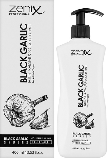 Zenix black garlic hair shampoo 400ml