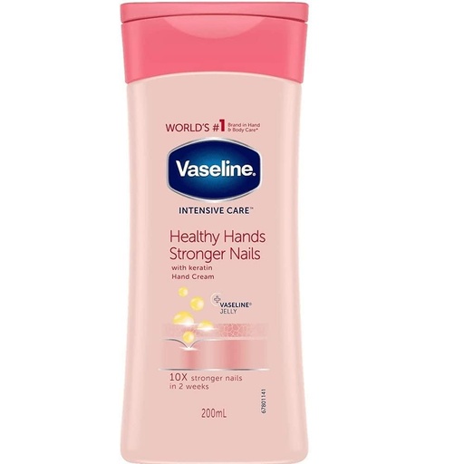 Vaseline Hands Strong Nails Body Lotion