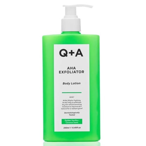 Q+A AHA Exfoliator Body Lotion 250ml