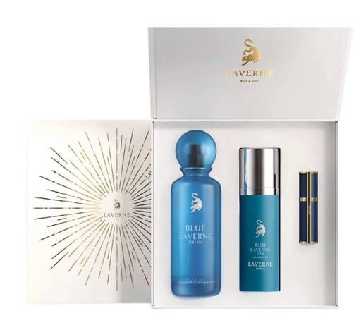 BLUE LAVERNE 7AM PKG EDP 200+BODY SPRAY 100+REFILL