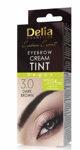Delia - Eyebrow Cream Tint 3.0 Dark Brown