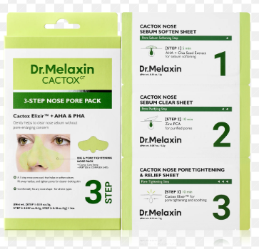 Dr.Melaxin Cactox 3-Step Nose Pore Pack 3Pcs