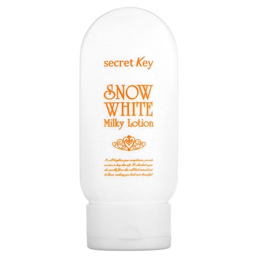 snow white milky lotion secret key